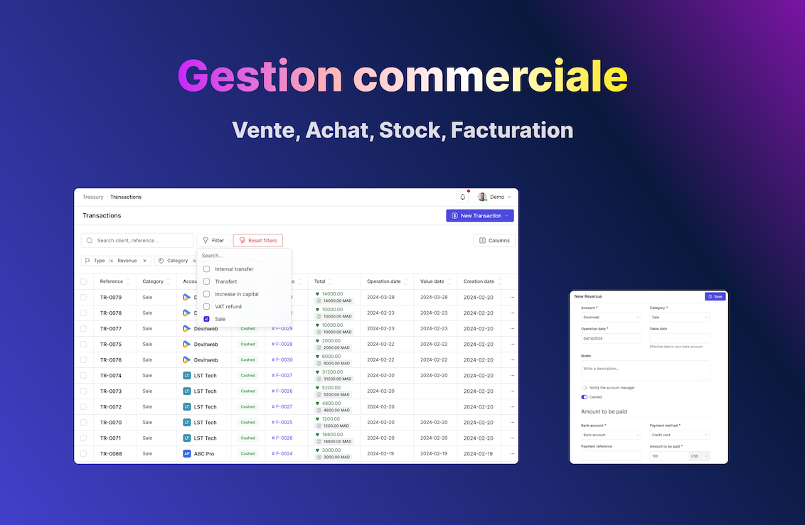 logiciel de gestion commerciale