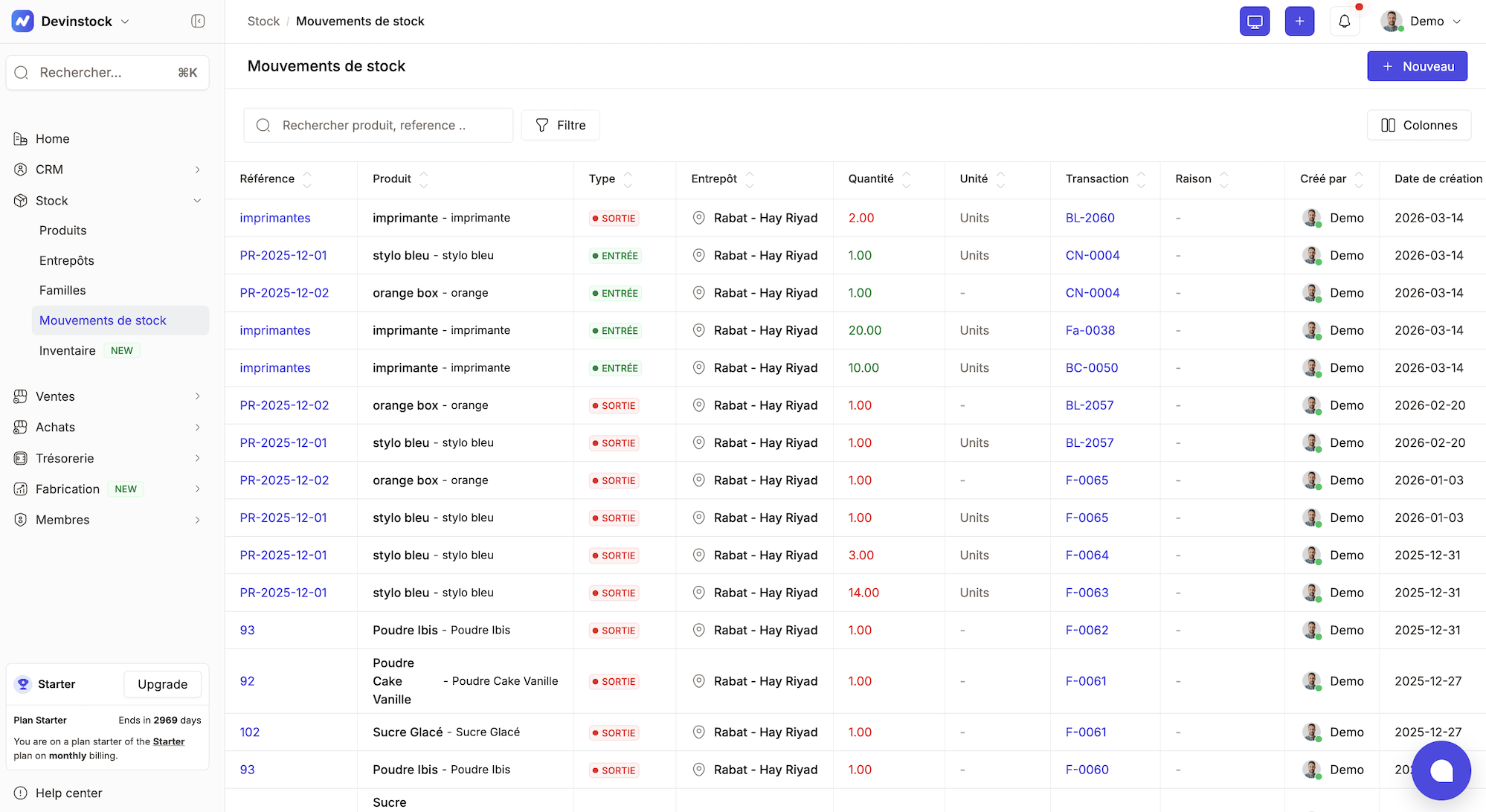 FAQ gestion de stock Devinstock